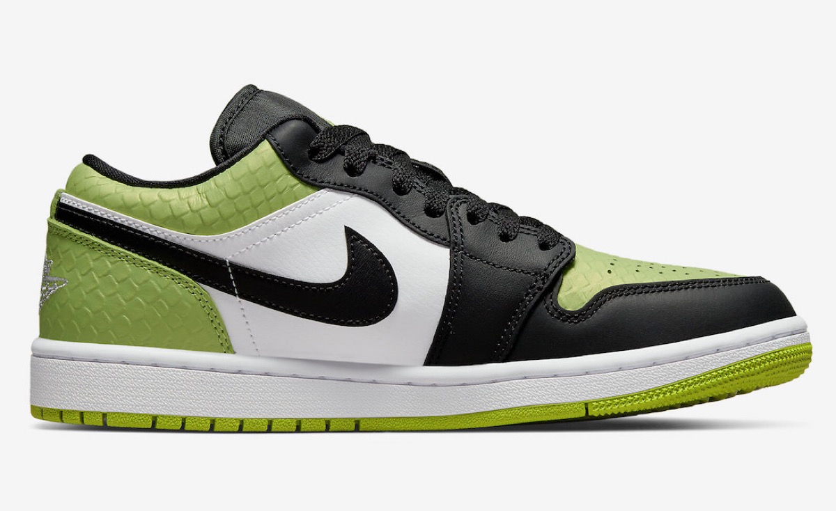 Nike Wmns Air Jordan 1 Low SE “Vivid Green Snakeskin”が国内4月20日