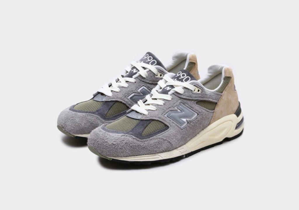 本物鑑定済み】New Balance 990v2 Gray 27.5cmメンズ - スニーカー