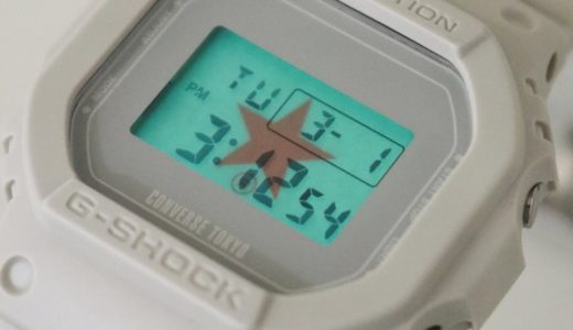 CONVERSE TOKYO × G-SHOCK コラボ腕時計の先行予約が4月29日より開始