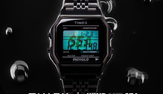 TIMEX × WIND AND SEA コラボウォッチ『Classic Digital』が国内5月28日に発売