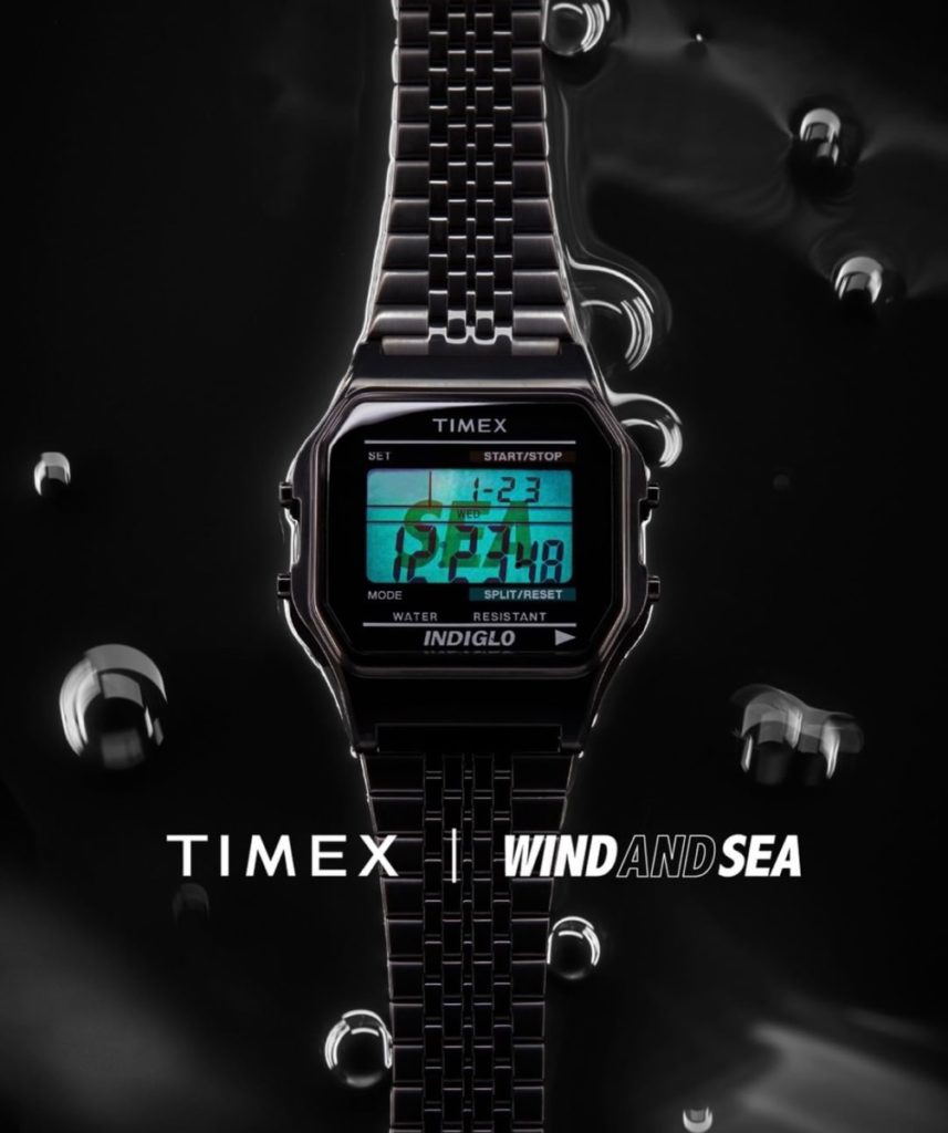 TIMEX × WIND AND SEA コラボウォッチ『Classic Digital』が国内5月28 