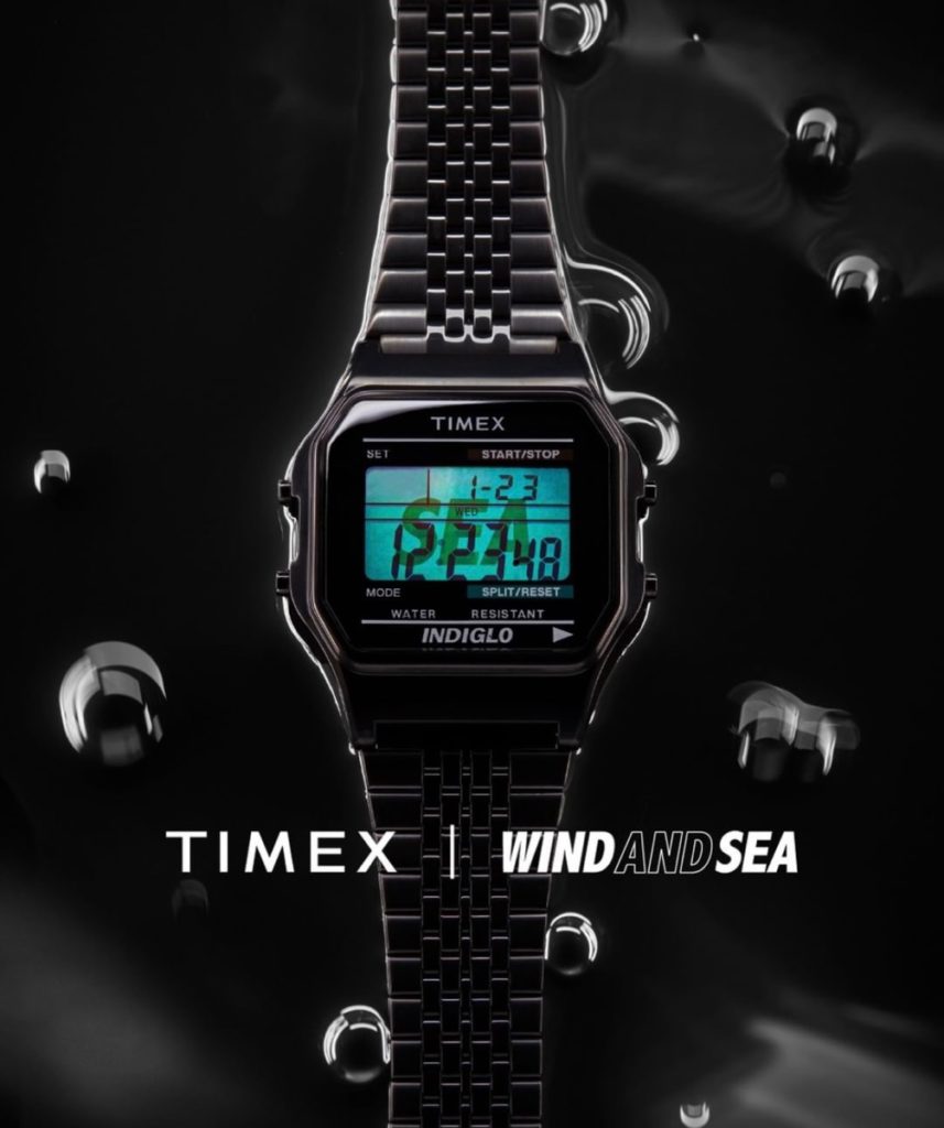 TIMEX x WIND AND SEA BLACKメンズ - 腕時計(アナログ)