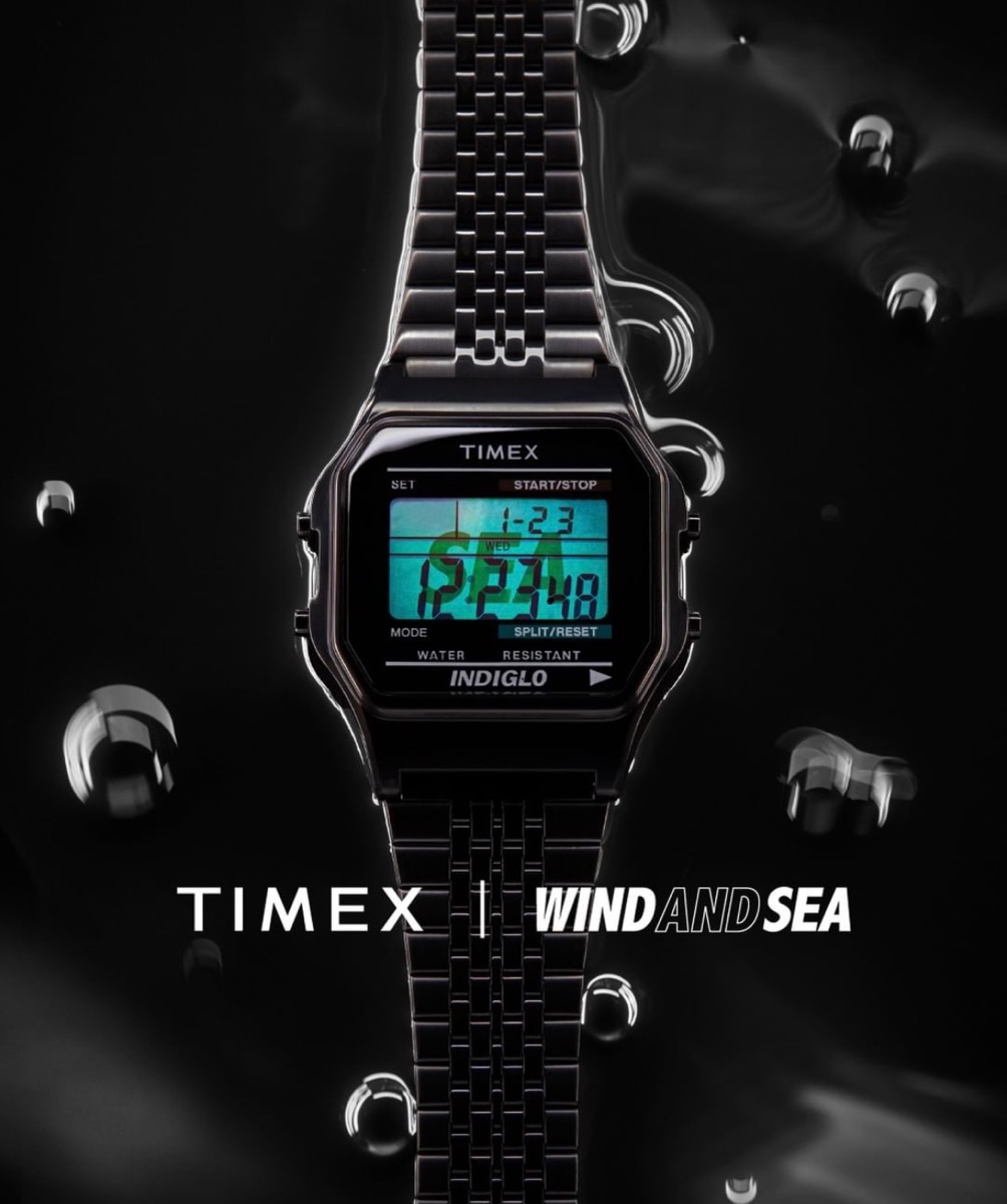 WIND AND SEA × TIMEX デジタル腕時計-connectedremag.com