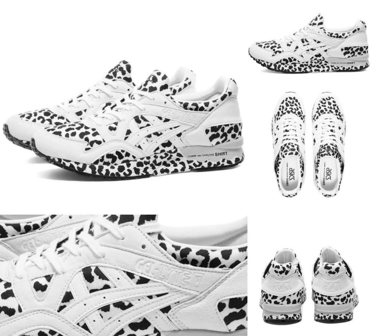 COMME des GARÇONS SHIRT × ASICS 2022年春夏コラボ『Gel-Lyte V』全4色が5月11日より発売 | UP TO  DATE