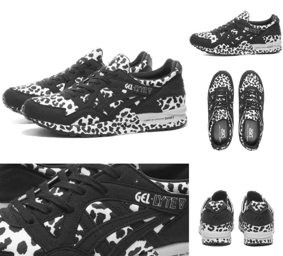 COMME des GARÇONS SHIRT × ASICS 2022年春夏コラボ『Gel-Lyte V』全4