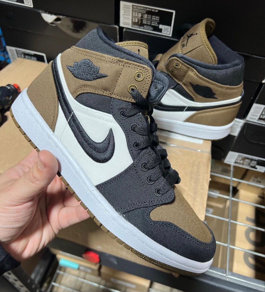 Nike Wmns Air Jordan 1 Mid SE “Light Olive”が国内9月1日に発売予定