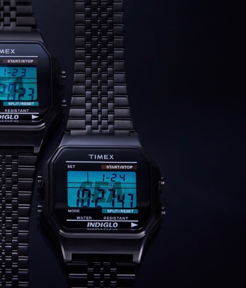 売り切れ必至！ TIMEX✖️wind and sea classic digital black kids