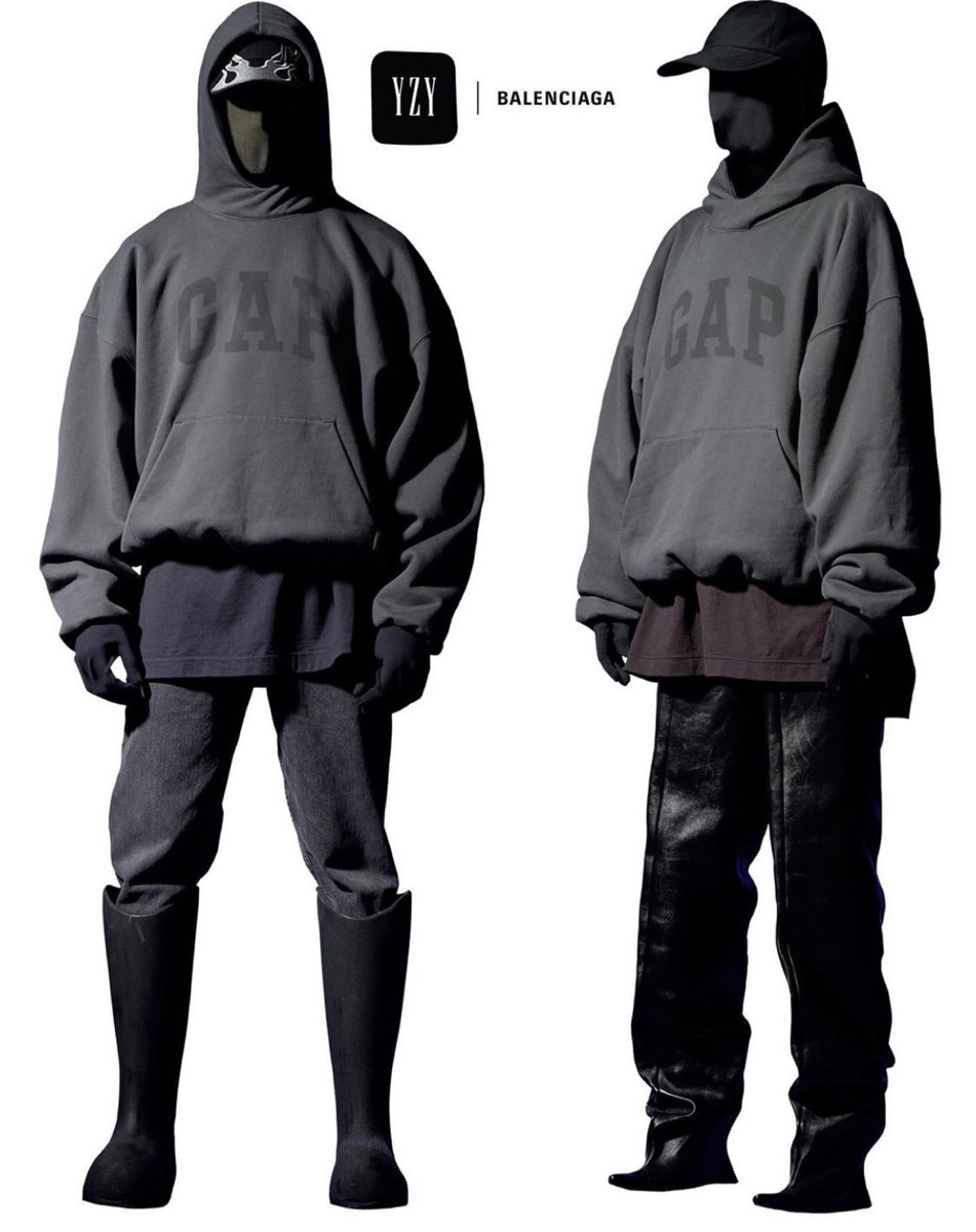 【イージーギャップ　バレンシアガ】コラボキャップ ☆送料関税込☆Yeezy Gap Engineered By Balenciaga Flame Cap