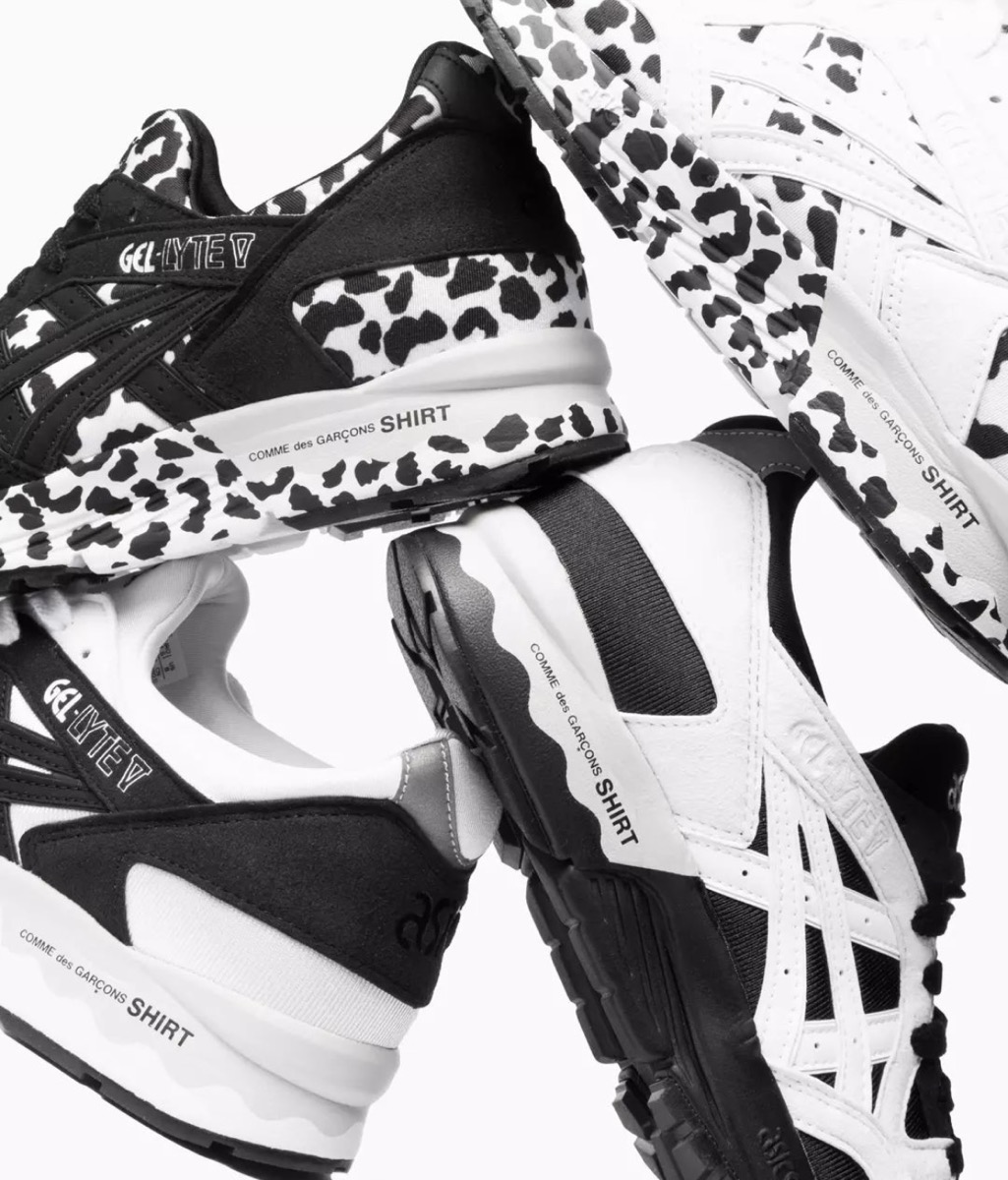 COMME des GARÇONS SHIRT × ASICS 2022年春夏コラボ『Gel-Lyte V』全4色が5月11日より発売 | UP TO  DATE