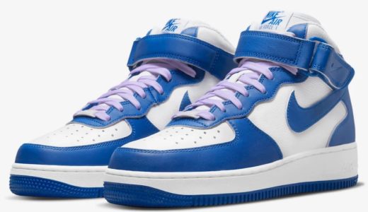 Kentuckyカラーを彷彿とさせるNike Wmns Air Force 1 Mid ’07 “White/Military Blue”が国内8月下旬より発売予定