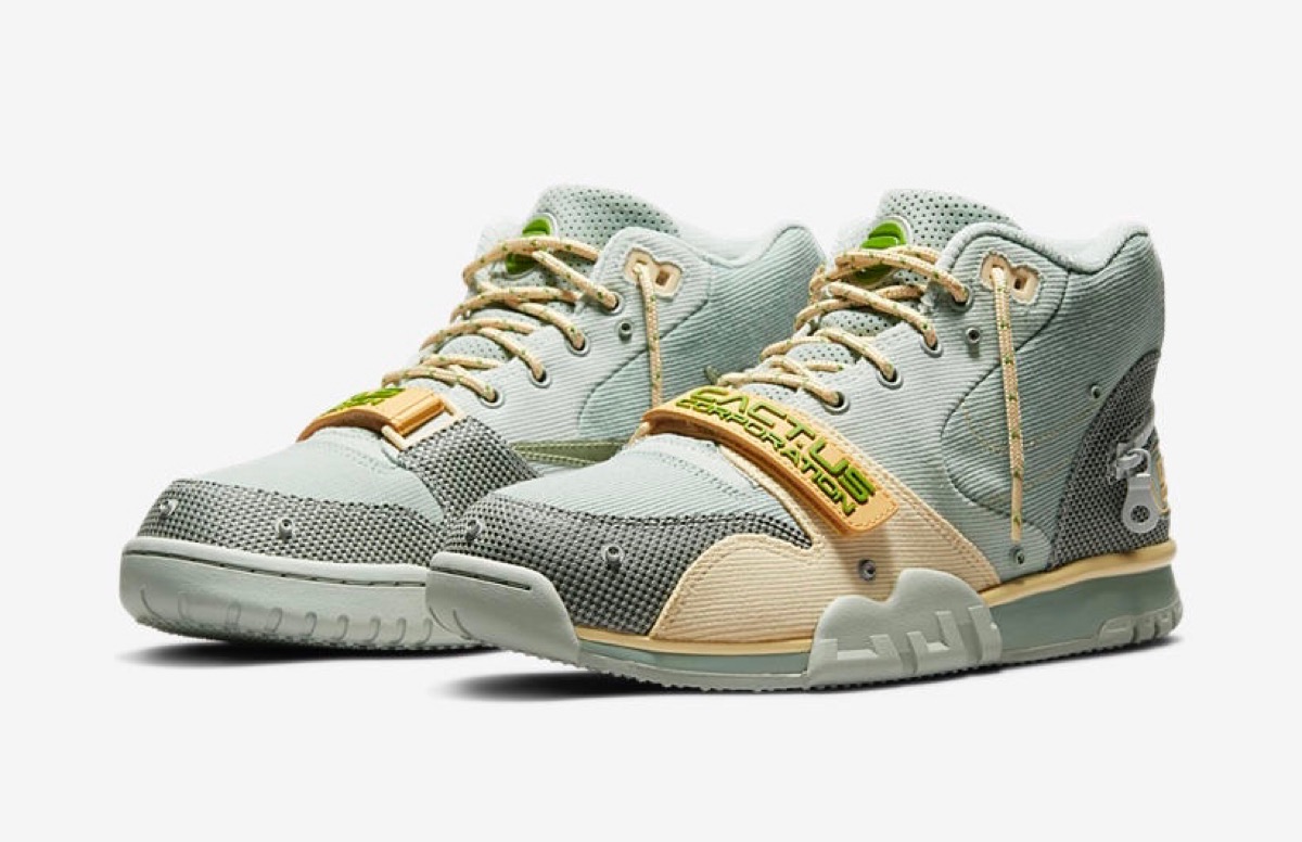 Travis Scott × Nike Air Trainer 1 SP “CACT.US CORP”が国内5月27日に ...