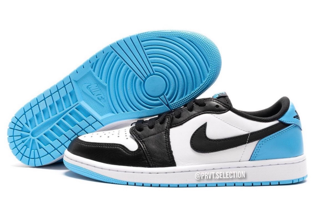 UNCカラーの新作 Nike Air Jordan 1 Low OG “Dark Powder Blue”が国内7 ...