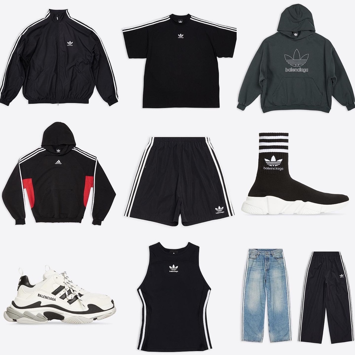 大人気★BALENCIAGA×adidas トリプルエス