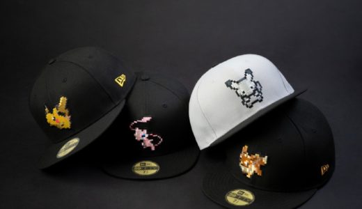 New Era® × Pokémon 初代ポケモンを8Bit調で表現したコラボキャップが国内5月19日に発売予定