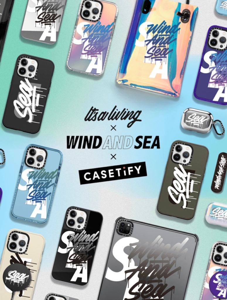 it's a living × WIND AND SEA × CASETiFY コラボコレクションが国内6