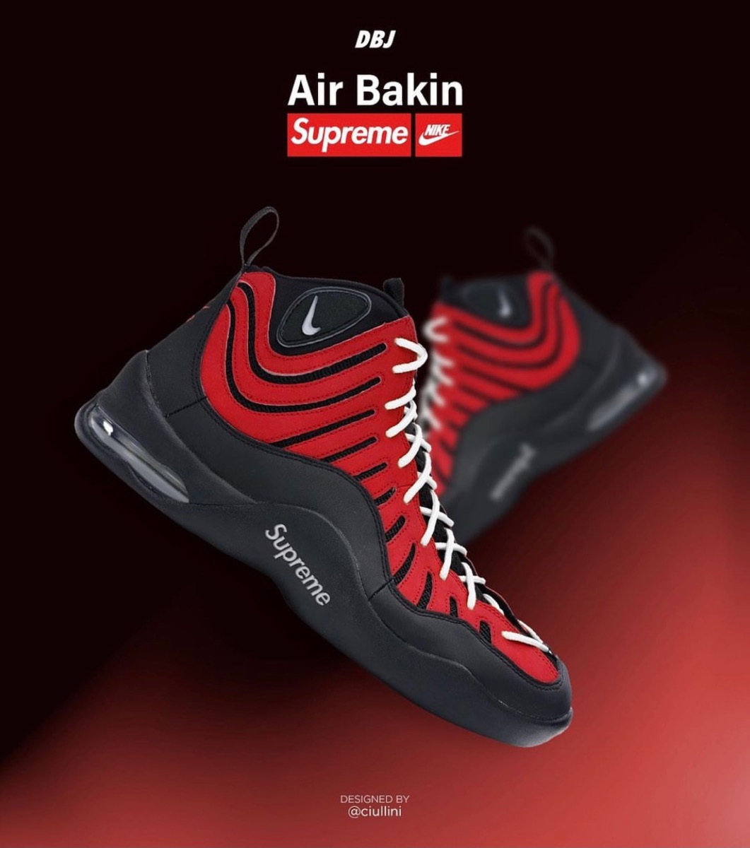 Supreme × Nike 『Air Bakin』が2023SS Week2 国内3月4日に発売予定 