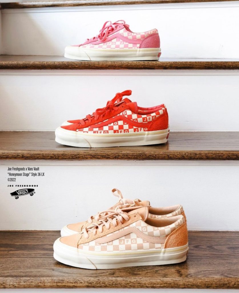 Joe Freshgoods × Vans Vault 〈OG Style 36 LX “Honeymoon Stage”〉が