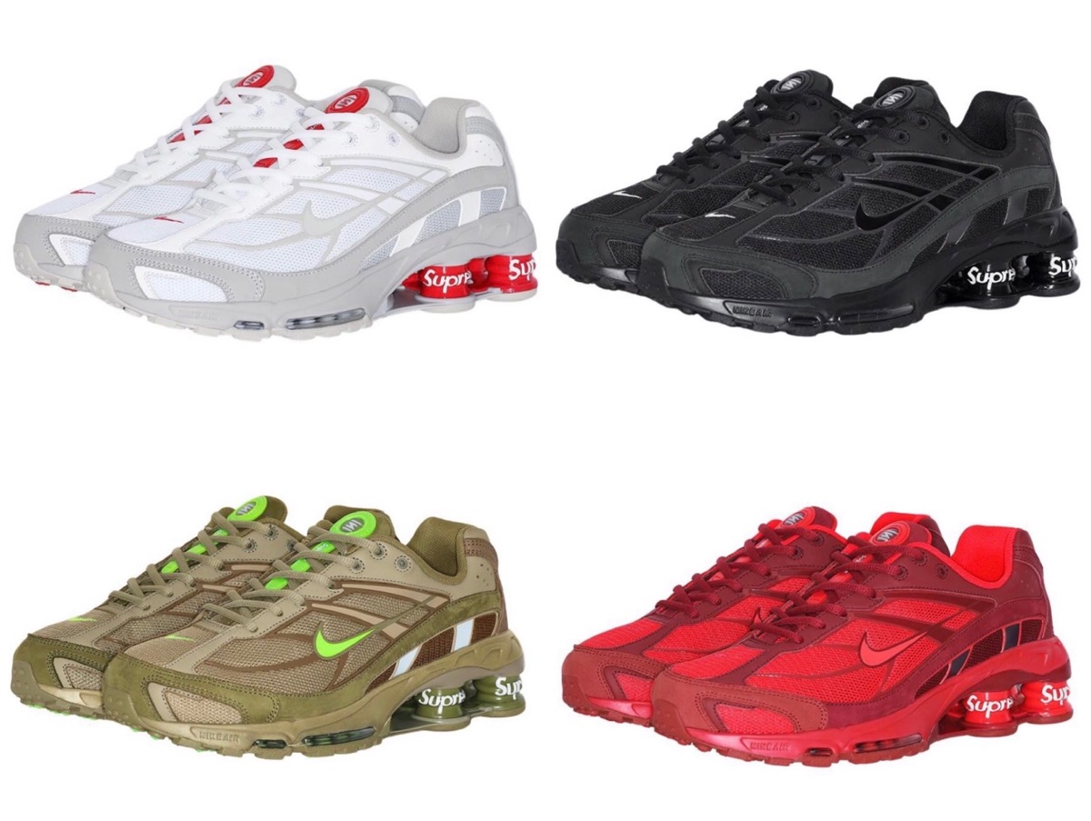 Nike × Supreme SHOX RIDE 2 SP 全4色が国内6月25日に発売予定 | UP TO