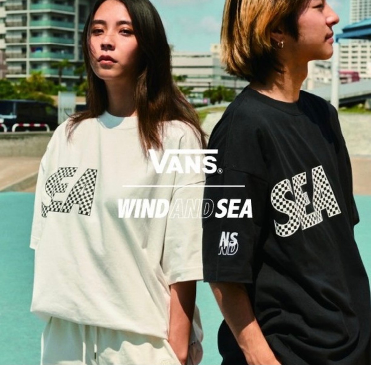 wind and sea vans Tシャツ-