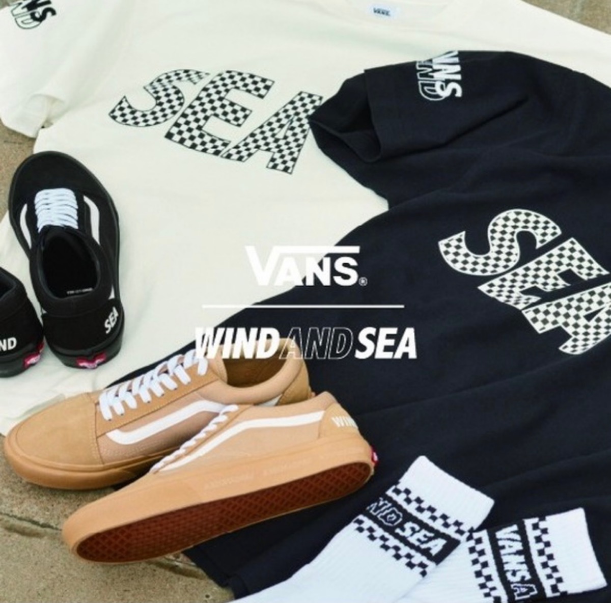 Vans × WIND AND SEA　コラボTシャツ