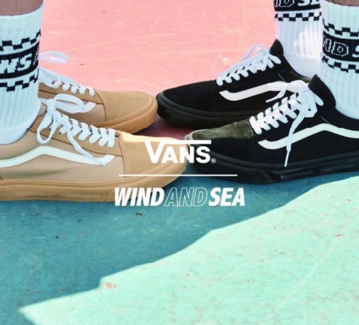 VANS WIND AND SEA コラボTシャツ CHECKERED Mサイズ-