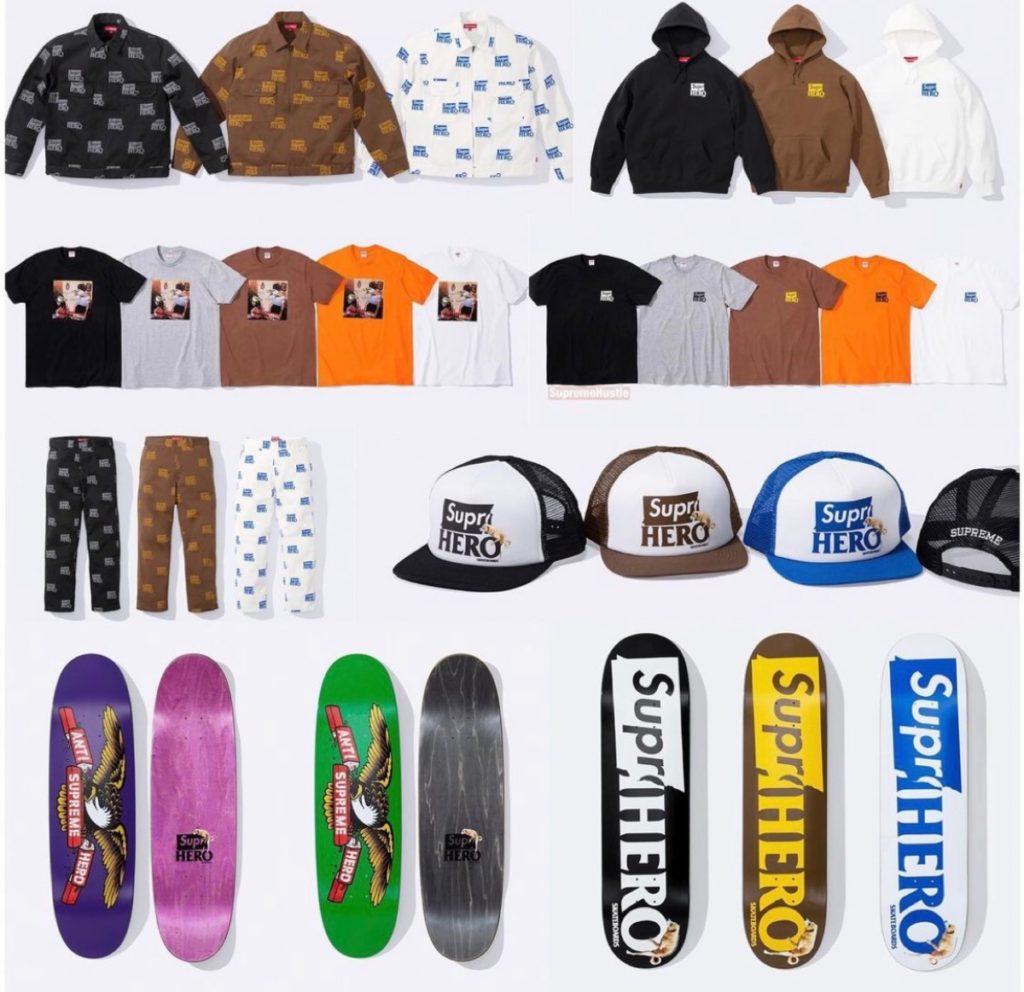 Supreme × ANTI HERO 2022SS Week17が国内6月18日に発売予定【全商品