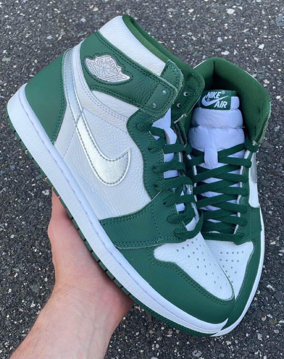 jordan green high tops