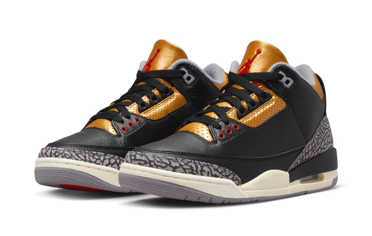 Nike Wmns Air Jordan 3 Retro “Black Gold”が国内10月6日に発売予定 ...