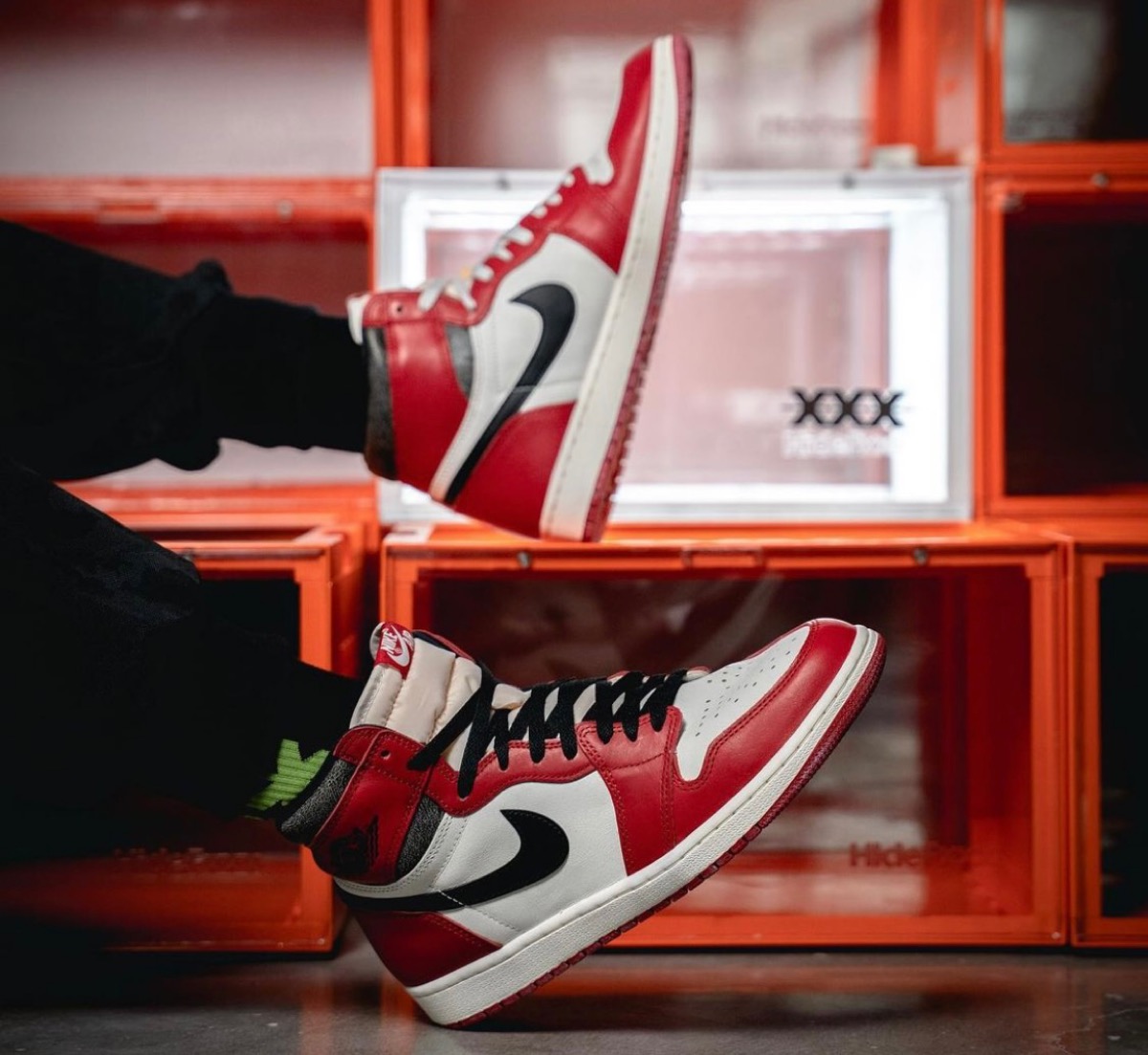 超目玉12月 AIR JORDAN 1 CHICAGO GS エアジョーダン1 シカゴ - 靴