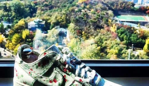 PEACEMINUSONE × Nike 世界2足限定のF&Fモデル Air Force 1 ’07 “Flower Road”が公開