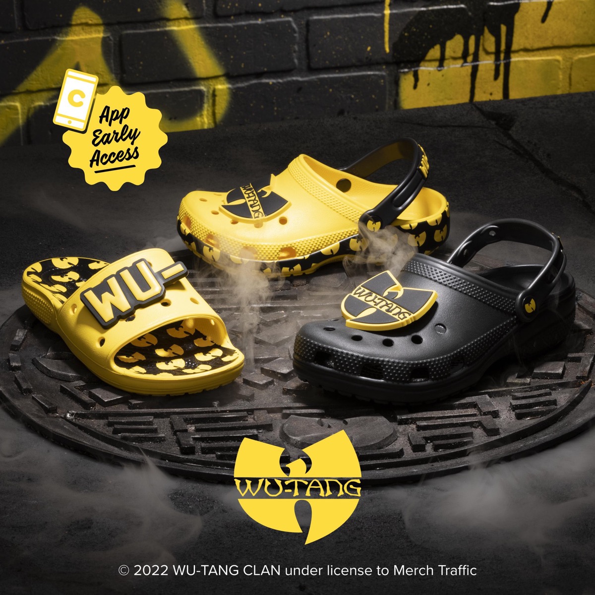 Wu-Tang Clan × Crocs 伝説的HIP-HOPグループとのコラボサンダルが国内