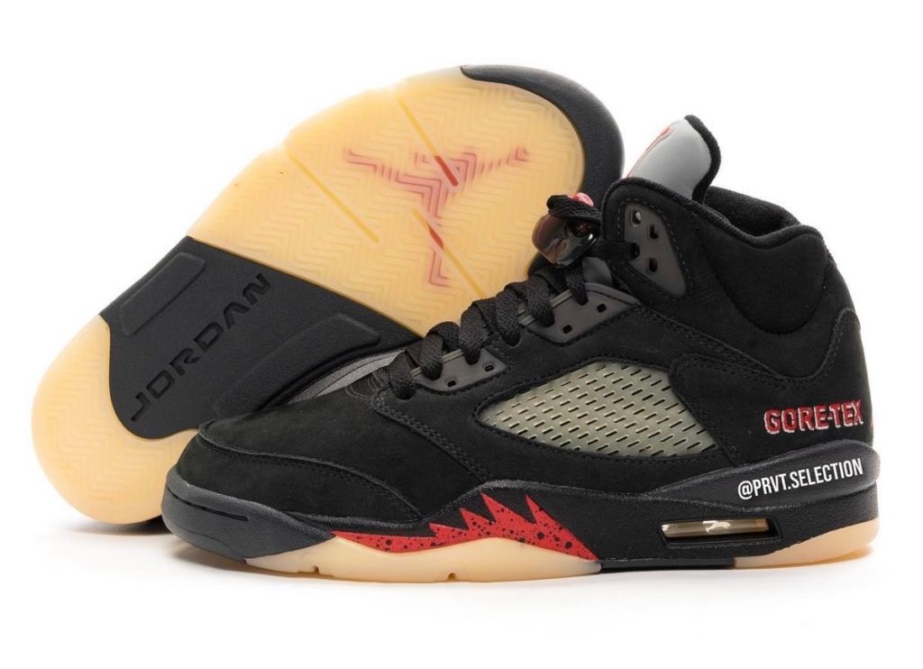 Nike Wmns Air Jordan 5 Retro GTX âOff Noir/Fire Redâãå½å12æ1æ¥ããçºå£²äºå® [DR0092-001] | UP TO DATE