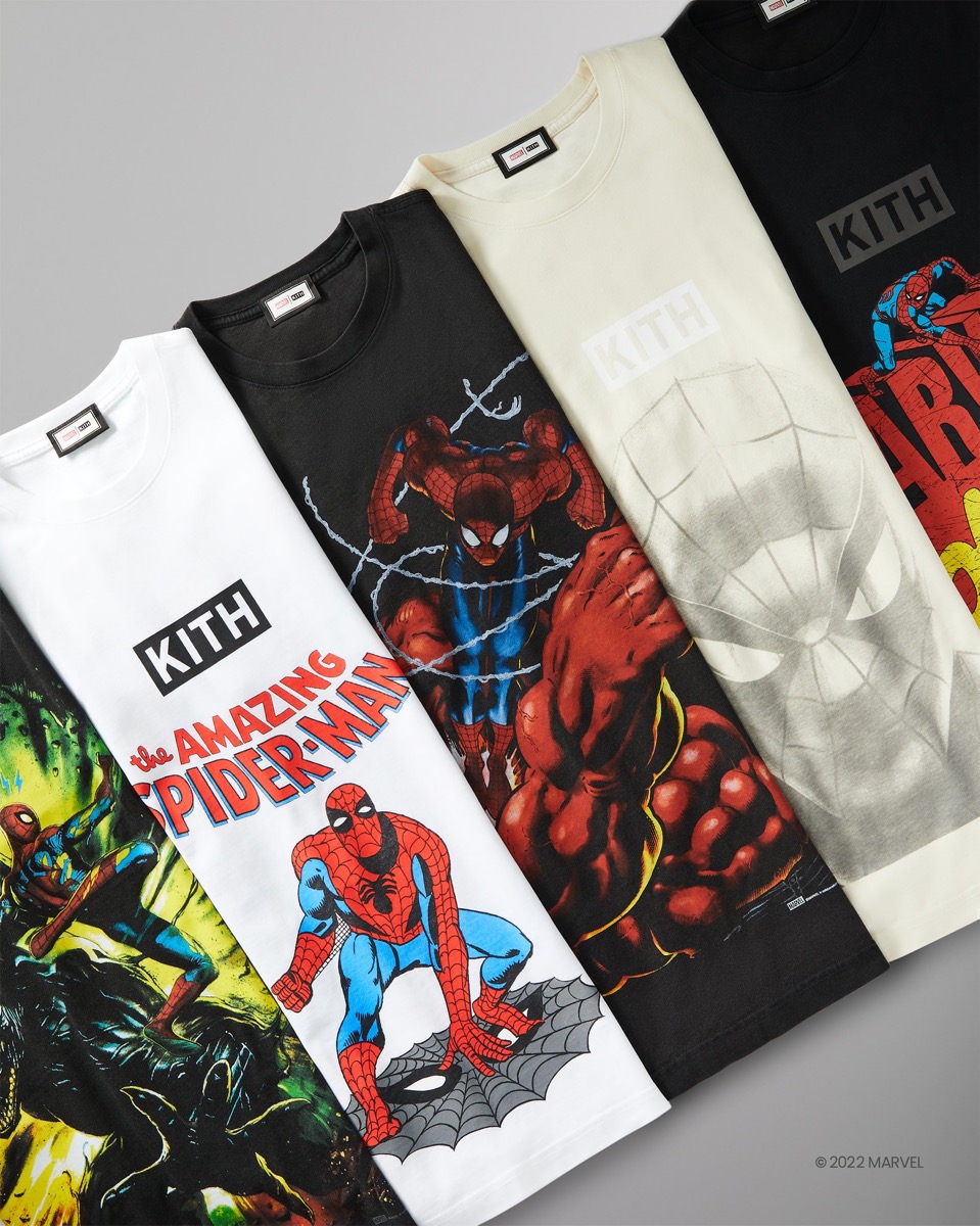 Kith × Marvel Spider-Man 60周年記念 アパレルコレクションが国内7月 