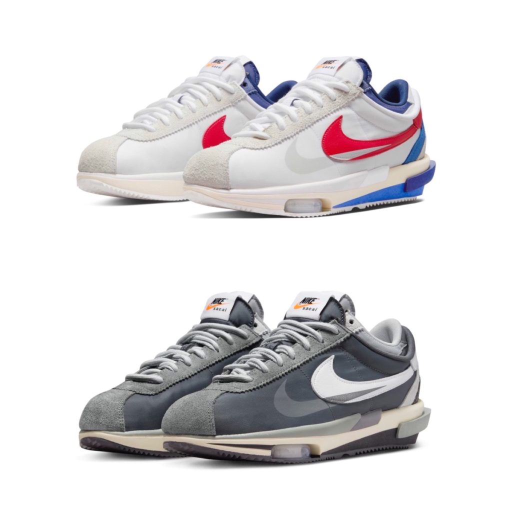 sacai × Nike『Zoom Cortez SP』の新色が国内12月8日／12月13日より 