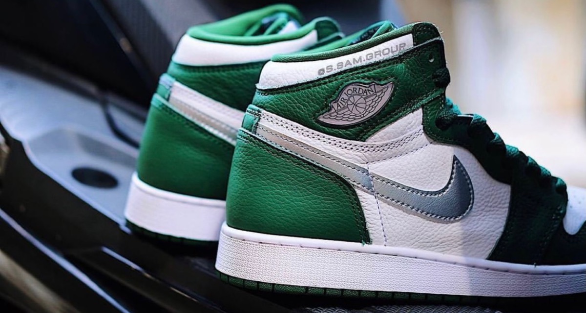 First Look: Air Jordan 1 Retro High OG WMNS Perforated Light Green Nude •