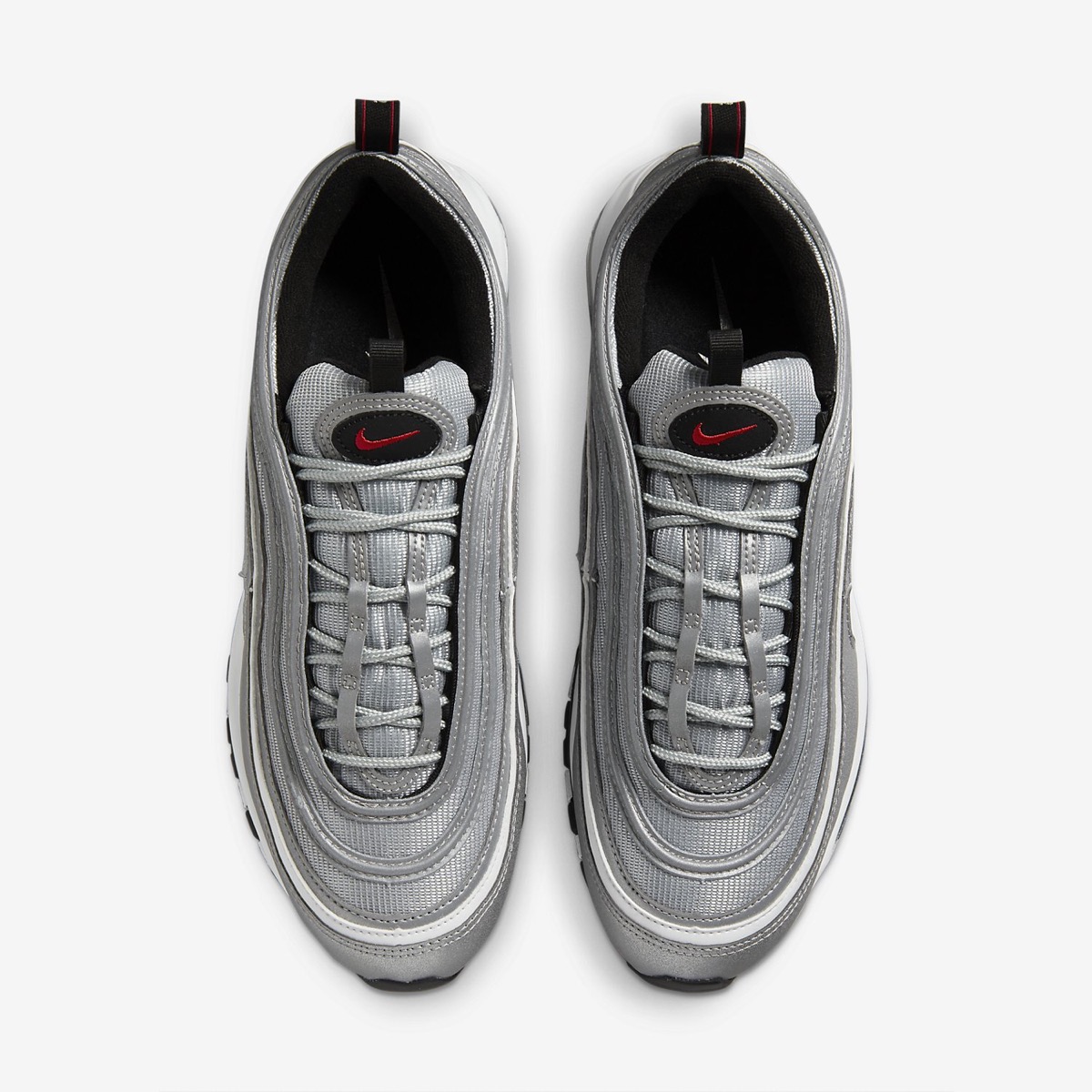 Nike air max on sale 97 silver and black