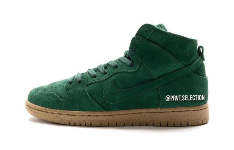 nike sb dunk high pro green