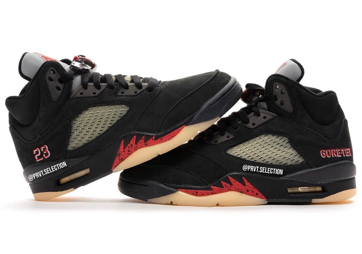 Nike Wmns Air Jordan 5 Retro GTX “Off Noir/Fire Red”が国内12月1日 ...