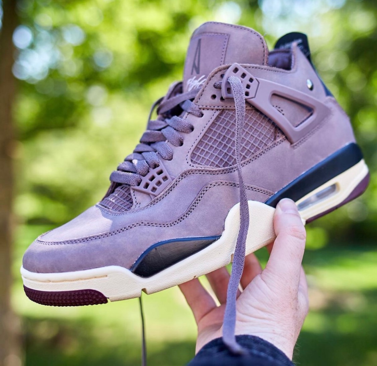 NIKE×A Ma Maniere 2022AW AIR JORDAN 4 RETRO SP Violet Ore DV6773-220 ナイキ×ア マ マニエール エアジョーダン4 バイオレットオレ ハイカットスニーカー パープルブラウン サイズUS9(27cm)【230319】【新古品】【me04】