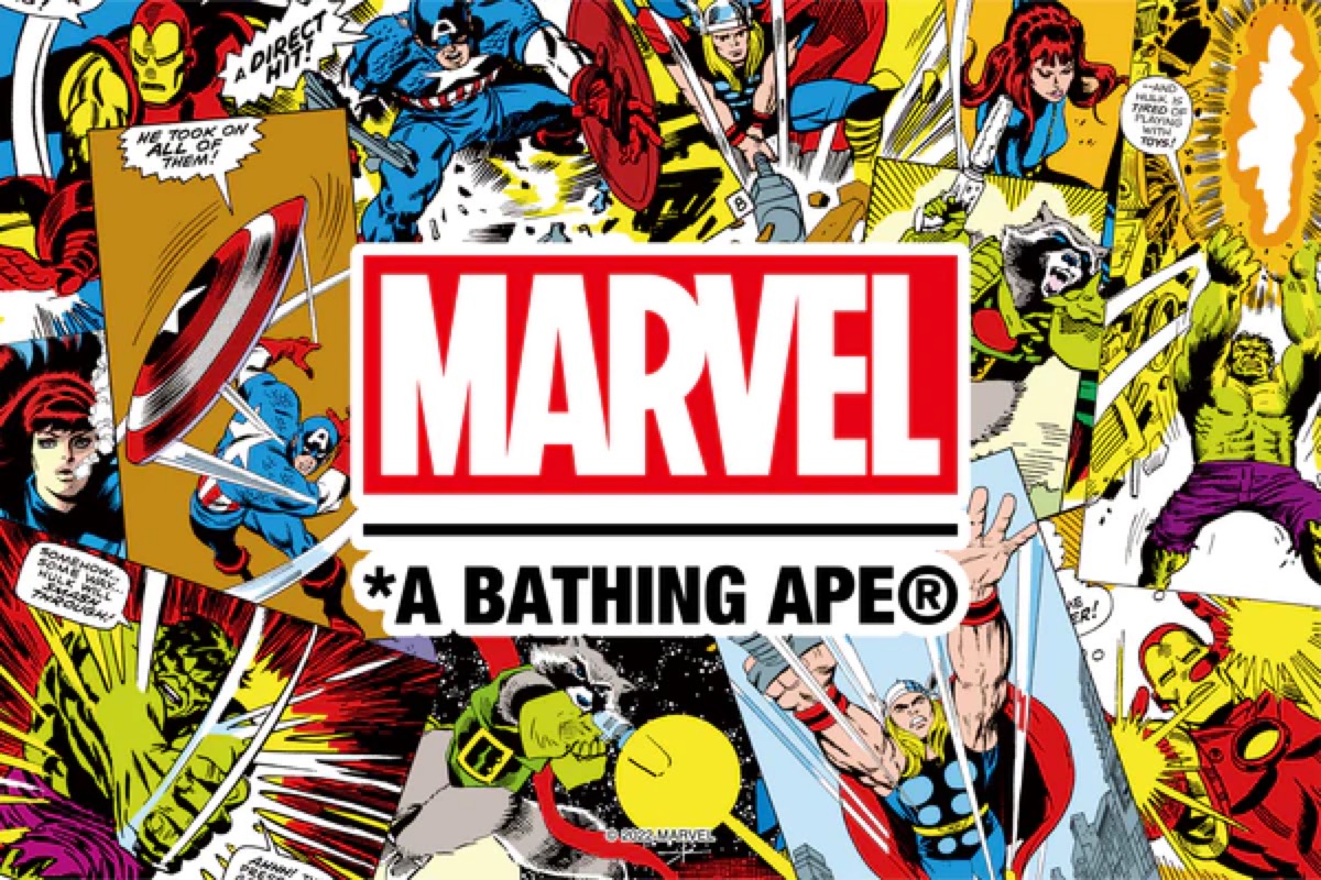 A BATHING APE®︎ × MARVEL 『BAPE STA™ “AVENGERS”』の新作が国内12月 