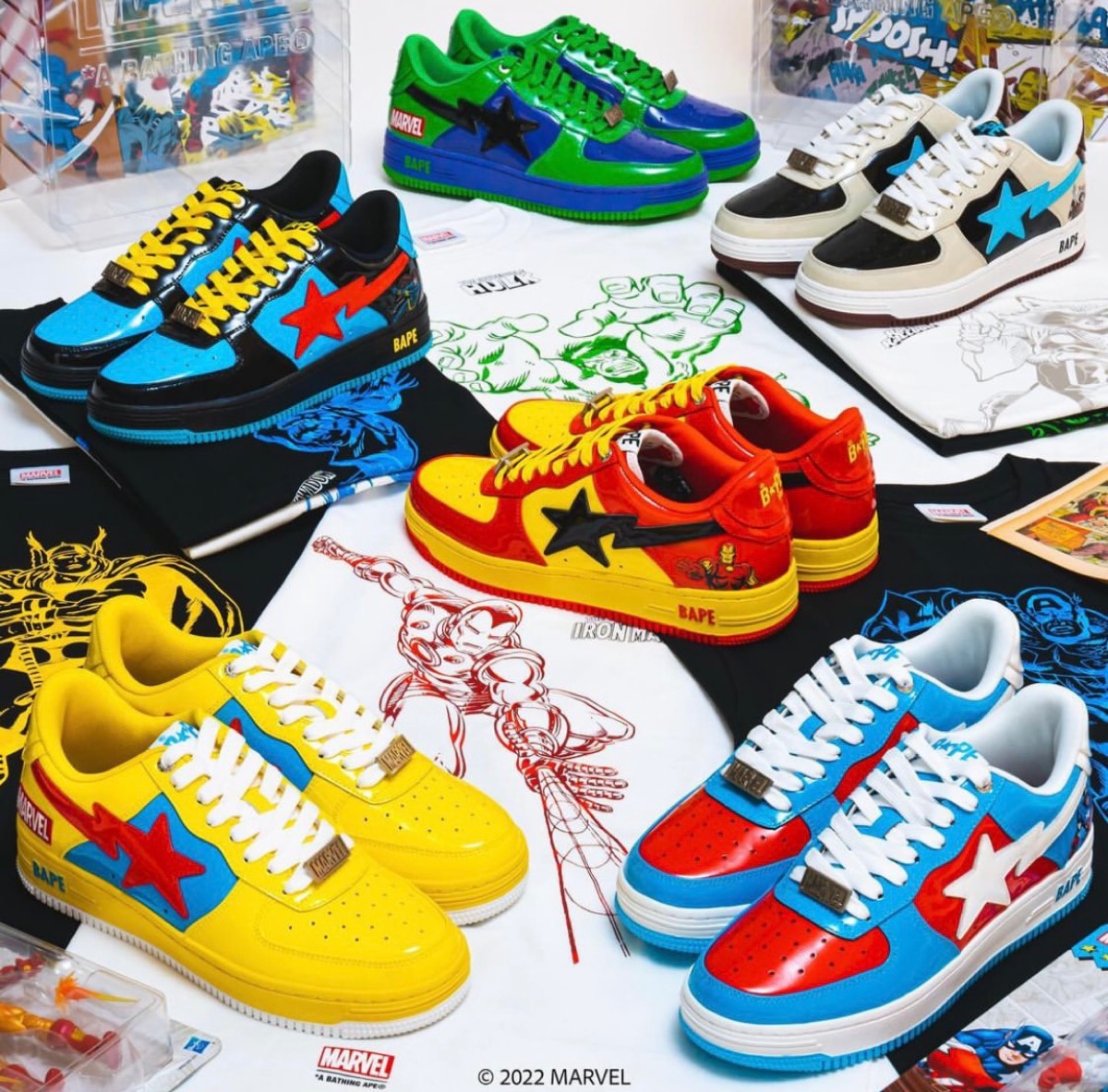 MARVEL × BAPE STA Spider Man