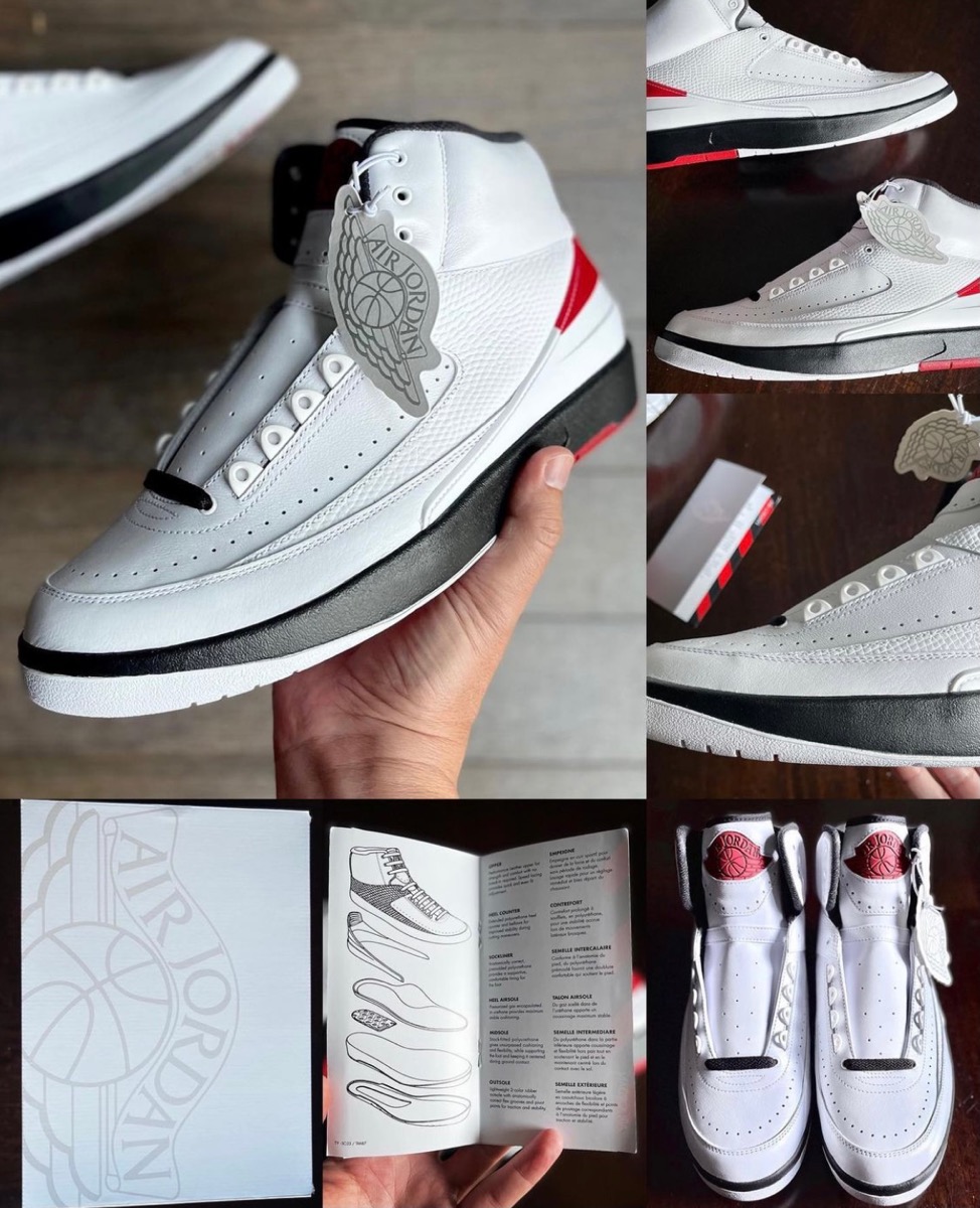 Nike Air Jordan 2 RETRO  "Chicago" 27.5