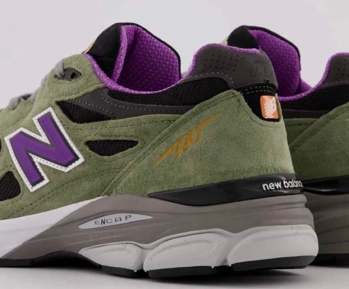 New Balance Made in U.S.A. 〈990v3 “Green/Purple”〉 by Teddy ...