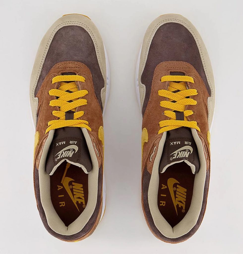 NIKE AIR MAX 1 PRM/ãã¤ã­ ã¨ã¢ ããã¯ã¹ PRM DUCK Pecan Yellow Ochre Baroque Brown DZ0482-200 | ã¹ãã¼ã«ã¼ã©ã