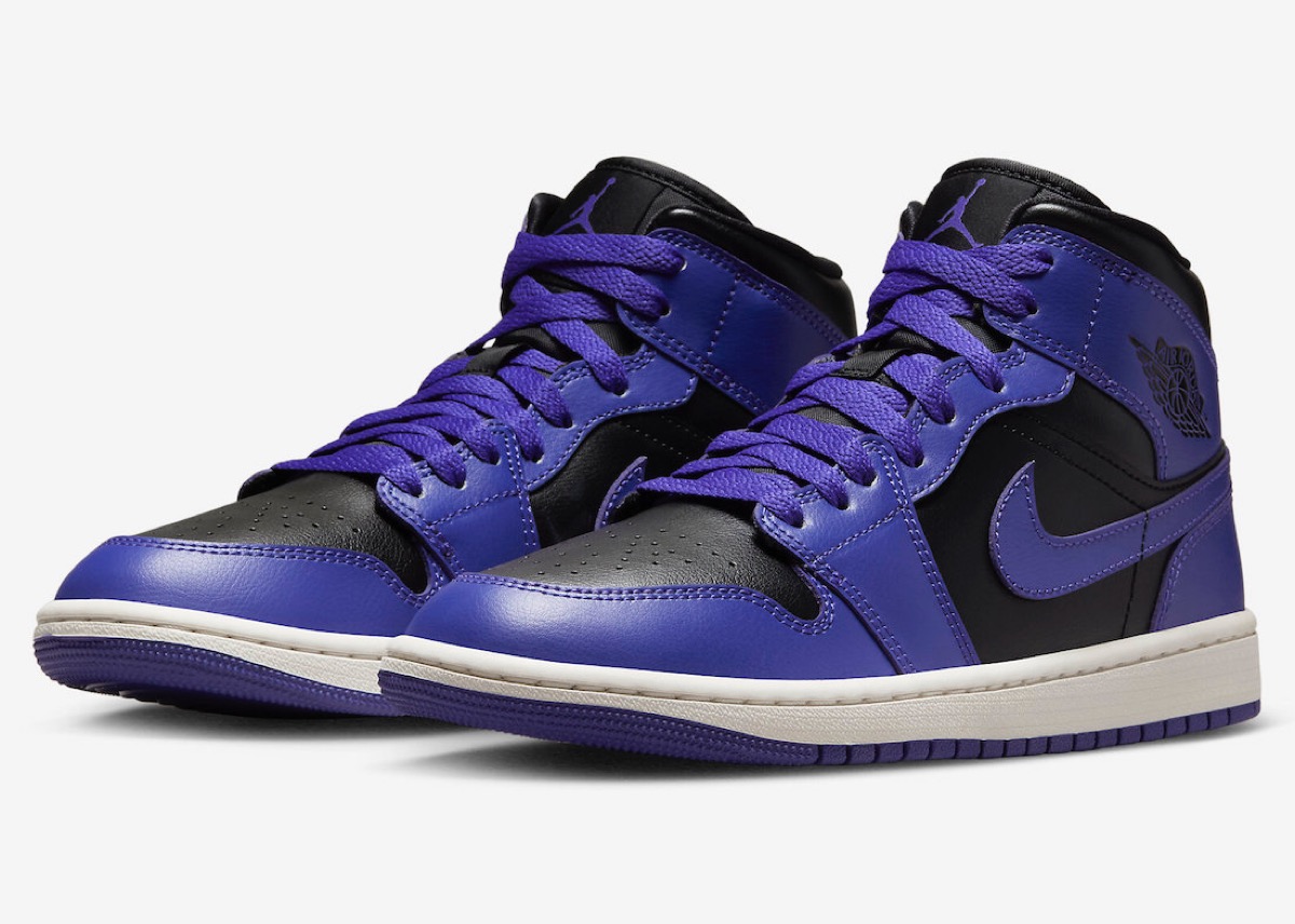 Nike Wmns Air Jordan 1 Mid “Purple/Black”が国内10月15日に発売予定 ...