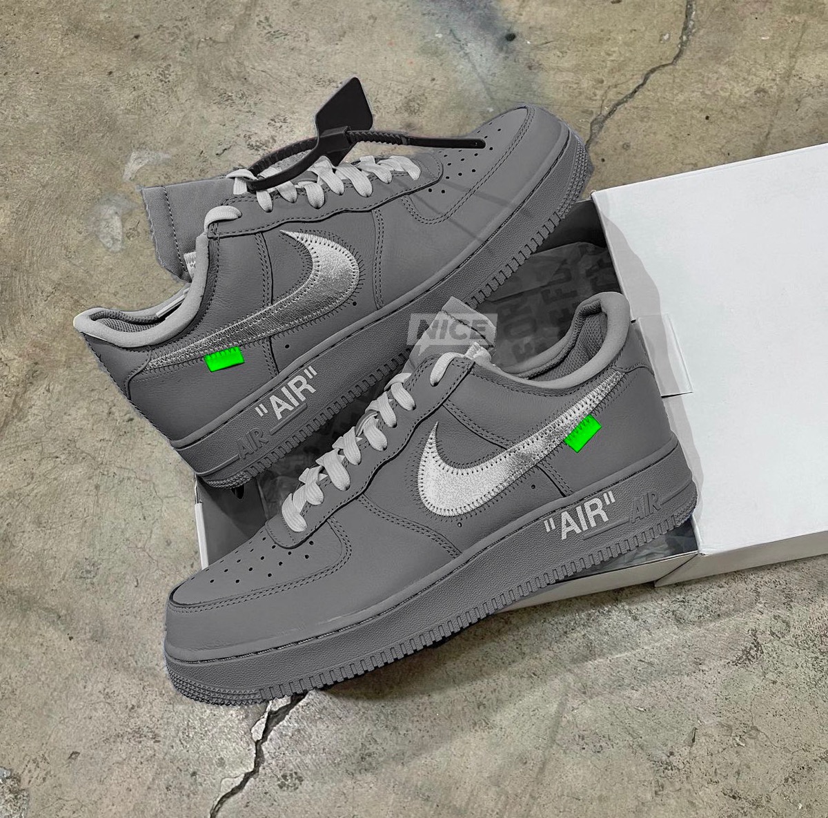 Off-White™ × Nike Air Force 1 Low “Ghost Grey”が2023年春に発売予定