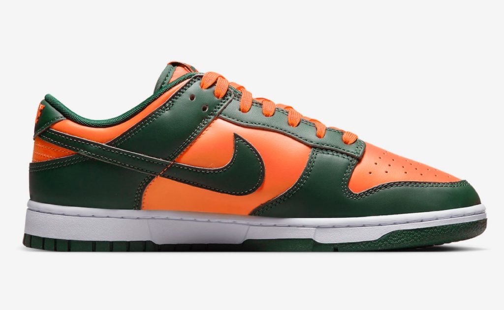 Nike Dunk Low Retro âMiami Hurricanesâ - thecraftsmanblog.com