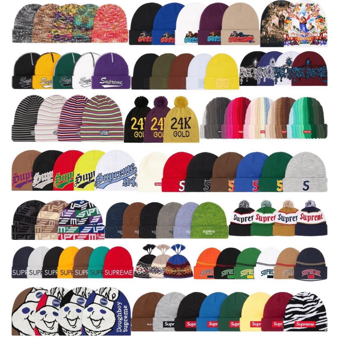 Supreme 2022FWコレクションに発売予定のビーニー & ハット（Beanie