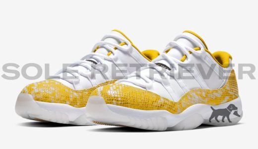 Nike Wmns Air Jordan 11 Retro Low “Yellow Snakeskin”が2023年5月11日に発売予定