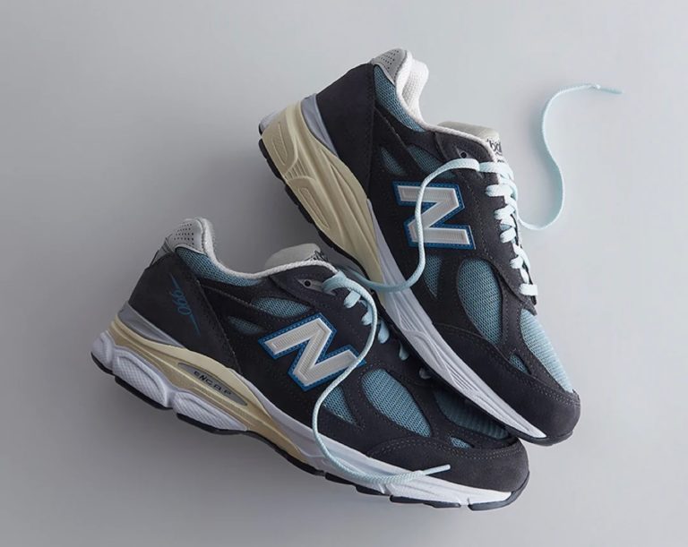 KITH × New Balance 990V3 Steel Blue